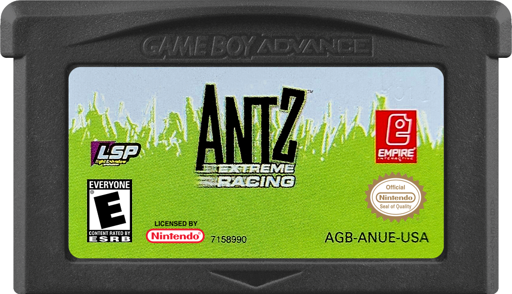 Antz Extreme Racing logo for GameBoy Advance